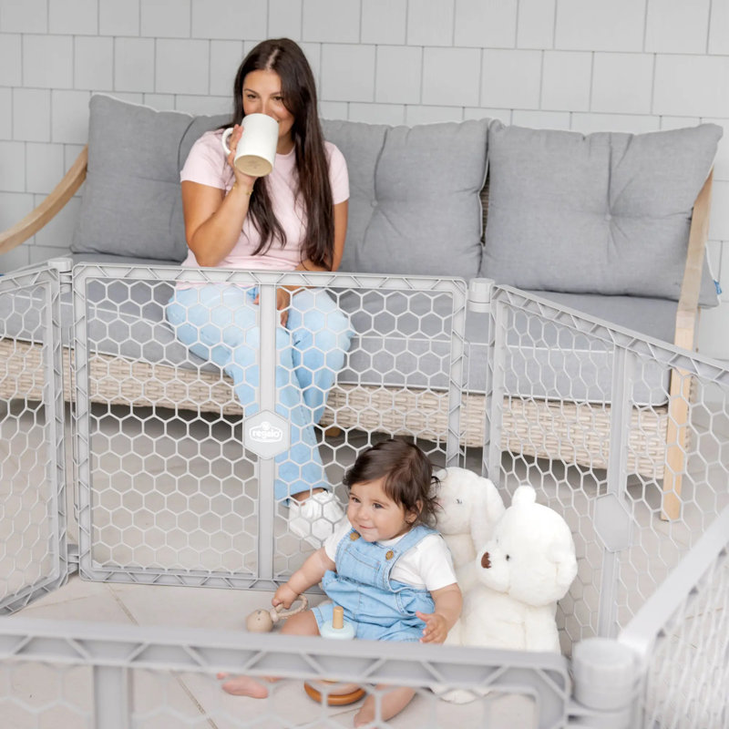 Regalo 192 Inch Plastic Play Yard Safety Gate & Reviews | Wayfair